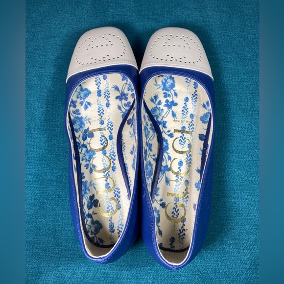 Size 7 - Women’s GUCCI Leather Ballet Flat floral insoles - Picture 6 of 10